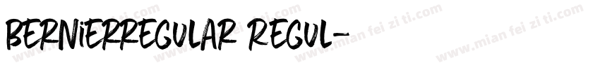 Bernierregular Regul字体转换
